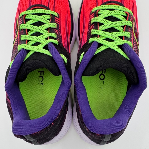 Women's Size 7 Saucony Guide 14 Running Shoes ViZiPRO - Coral Fade to Black - Picture 9 of 11